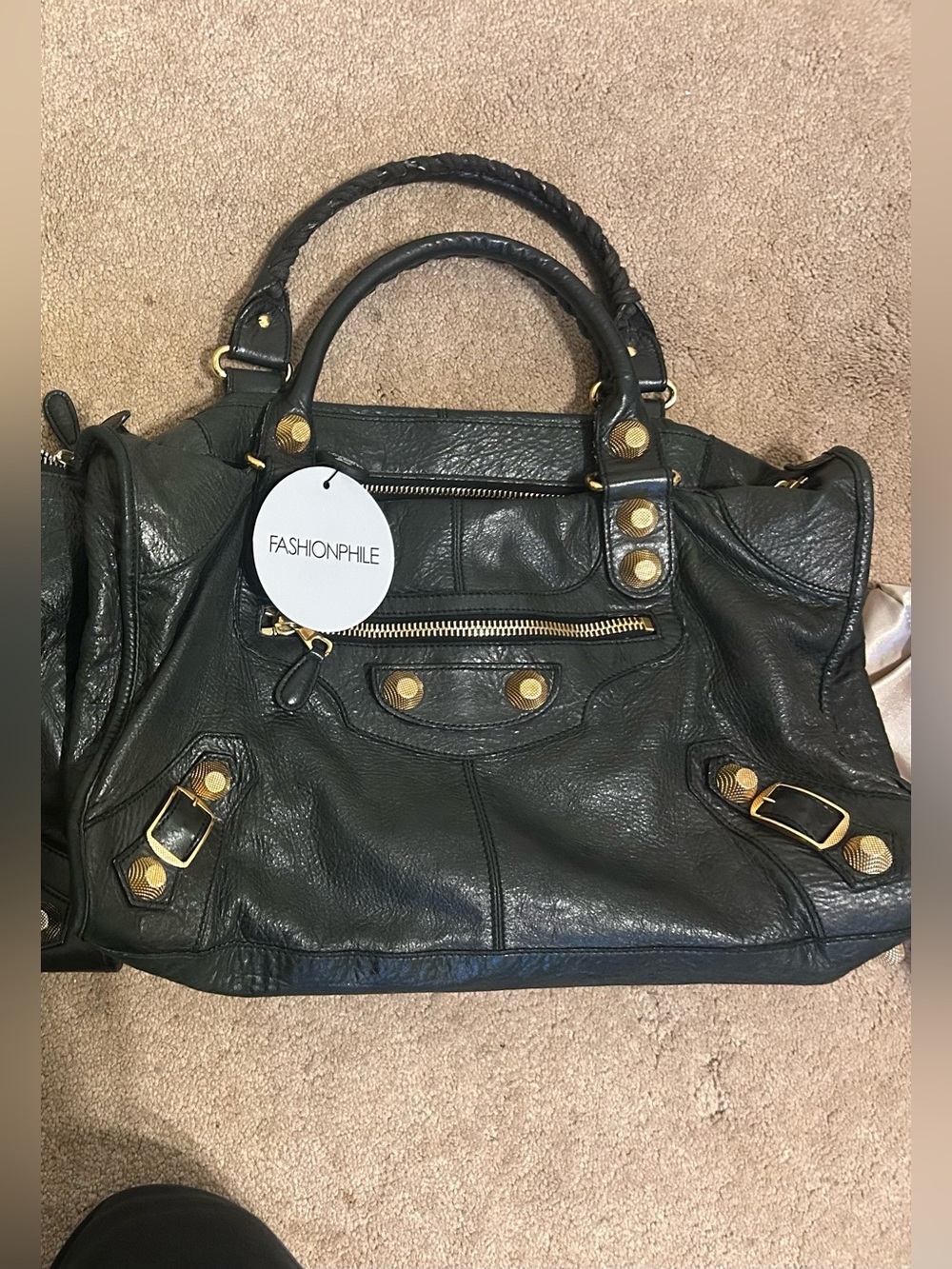 Balenciaga Black “Giant 21” gold hardware “Work” bag